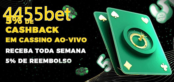 Promoções do cassino ao Vivo 4455bet